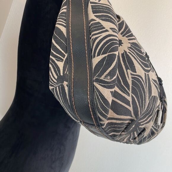 Fossil vintage floral canvas shoulder bag - Picture 6 of 14